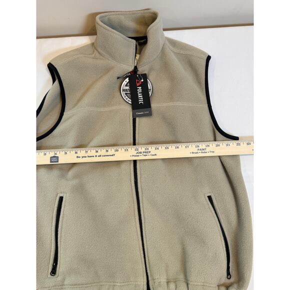 Eddie Bauer Men’s Polartec Classic 200 Fleece Vest – Size Large – Khaki NWT - Picture 4 of 5